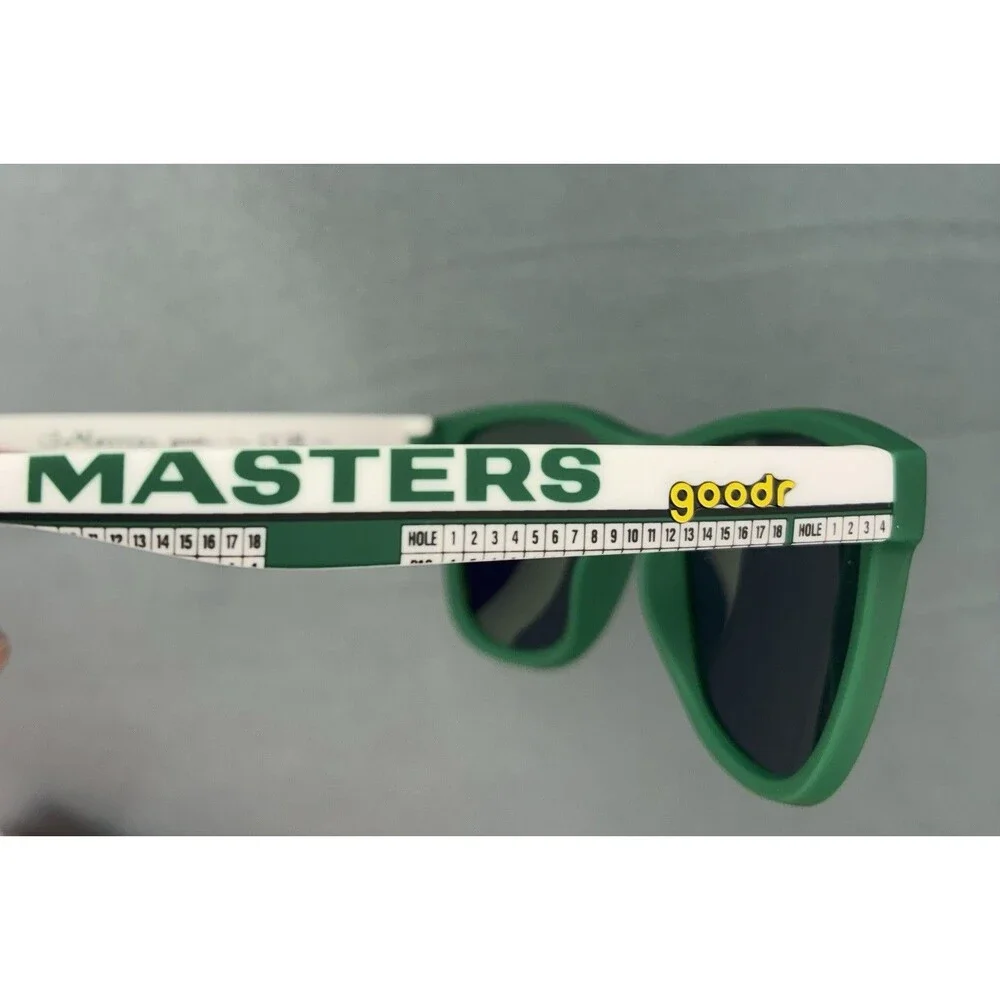 Goodr x Masters Leaderboard Green Polarized Sunglasses Box & Pouch